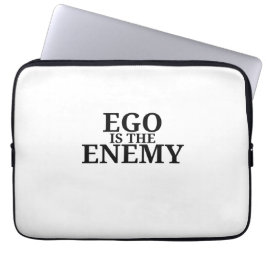 Capa Para Notebook Ego É O Inimigo Minimalista Tipo Escritório Laptop