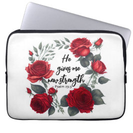 Capa Para Notebook Ele Me Dá Uma Nova Força