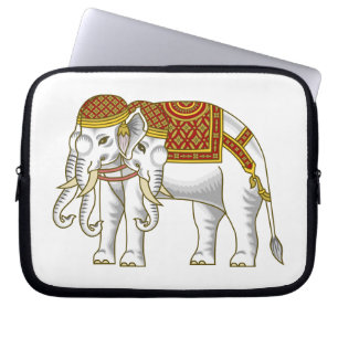Capa Para Notebook Elefante Branco Tailandês Erawan