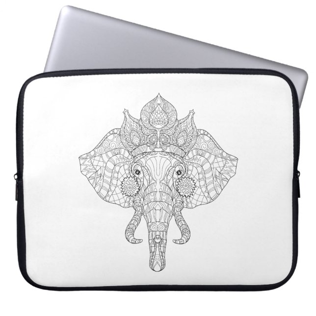 Capa Para Notebook Elefante Zendoodle principal (Frente)