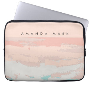 Capa Para Notebook Elegância Abstrata Bege Fofo Elegante