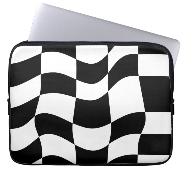 Capa Para Notebook Elegância redefinida: Abstrato com padrão linkado (Frente)