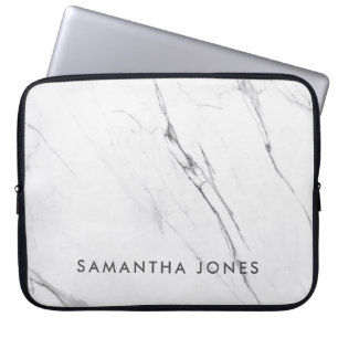 Capa Para Notebook Elegante branco de textura arquitetônica