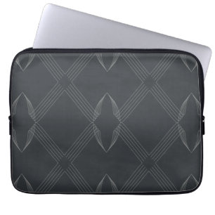 Capa Para Notebook Elegante, chic, luxuoso, simples padrão de linha