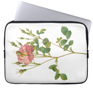 Capa Para Notebook Elegante Estojo de Laptop Botânico Rosa Bebê Rosa