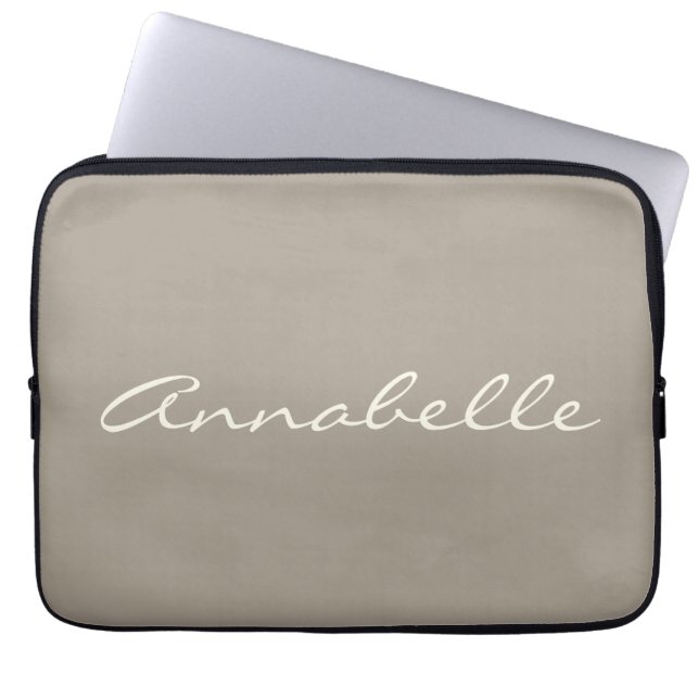 Capa Para Notebook Elegante Estojo Personalizado com Nome em Letra Cu (Frente)