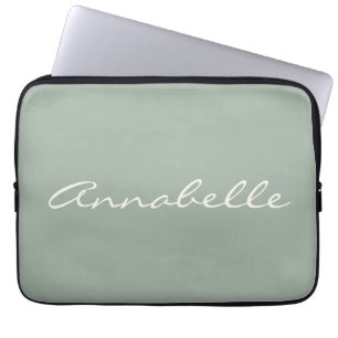 Capa Para Notebook Elegante Estojo Personalizado de Laptop em Verde S