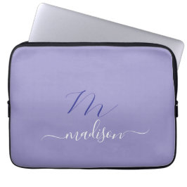 Capa Para Notebook Elegante Monograma Roscas Roxas Escritório Escola