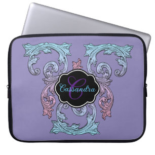 Capa Para Notebook Elegante, Ornamentado Personalizado Vitoriano Anti
