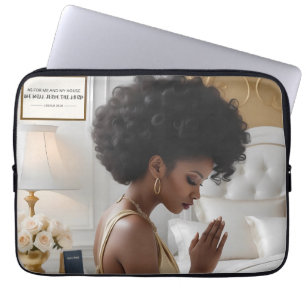 Capa Para Notebook Elegante Rezando Bolsa de laptop Mãe