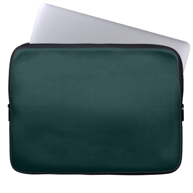 Capa Para Notebook elegante verde-claro-escuro (Frente)
