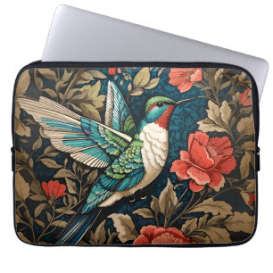 Capa Para Notebook Elegante voador Hummingbird William Morris Inspira