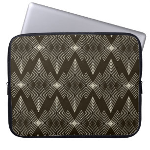 Capa Para Notebook Elementos geométricos, ornamento sem costura de sa