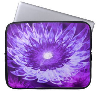 Capa Para Notebook Eletrônicos Bag Fantasy Flores Roxo