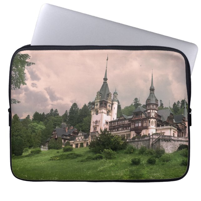 Capa Para Notebook Eletrônicos Bag Peles Castle Romênia (Frente)