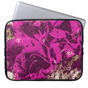 Capa Para Notebook Eletrônicos Bag Rosa Puro Aquarela