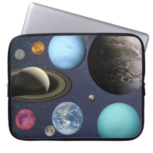 Capa Para Notebook Eletrônicos de planetas do sistema solar