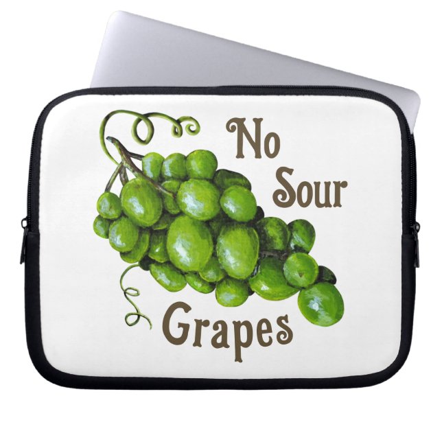 Capa Para Notebook Eletrônicos de Uvas (Frente)