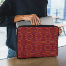 Eletrônicos Diamantes Abstrato Laranja Vermelho Ba