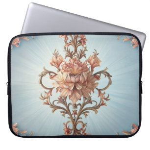 Capa Para Notebook Eletrônicos Rosa barrocos Bag