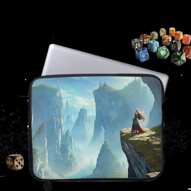 Capa Para Notebook Eletrônicos sem medo de montanha (Criador carregado)