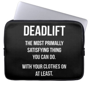 Capa Para Notebook Elevador - Meme Gym Engraçado - Workout Novelty