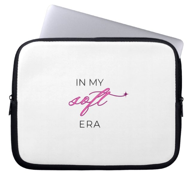 Capa Para Notebook Em Minha Era Soft - Estojo Estético para Laptop (Frente)