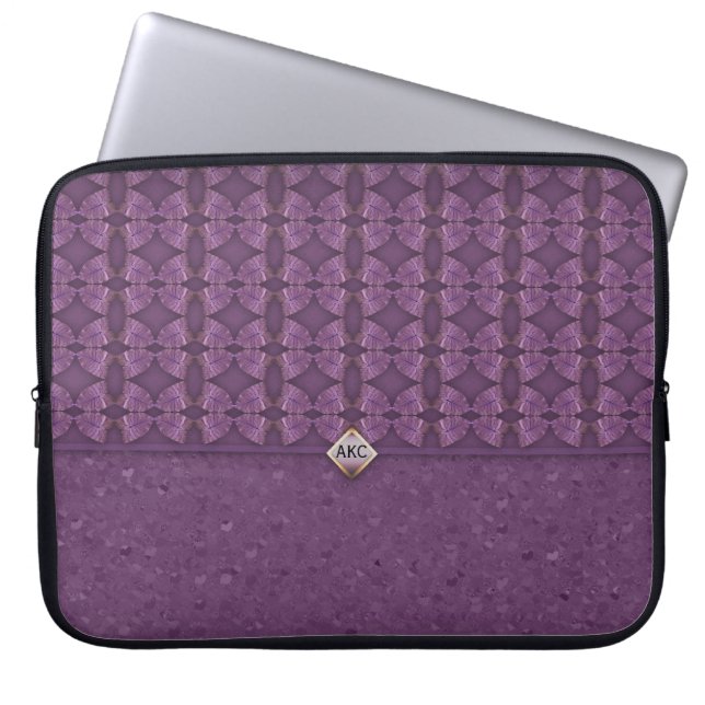 Capa Para Notebook Embalagem Roxa Profunda (Frente)