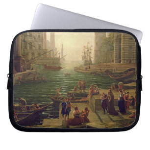 Capa Para Notebook Embarque de St. Paula Romana em Ostia, 1637-39