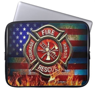 Capa Para Notebook Emblema de Laptop do Bombeiro