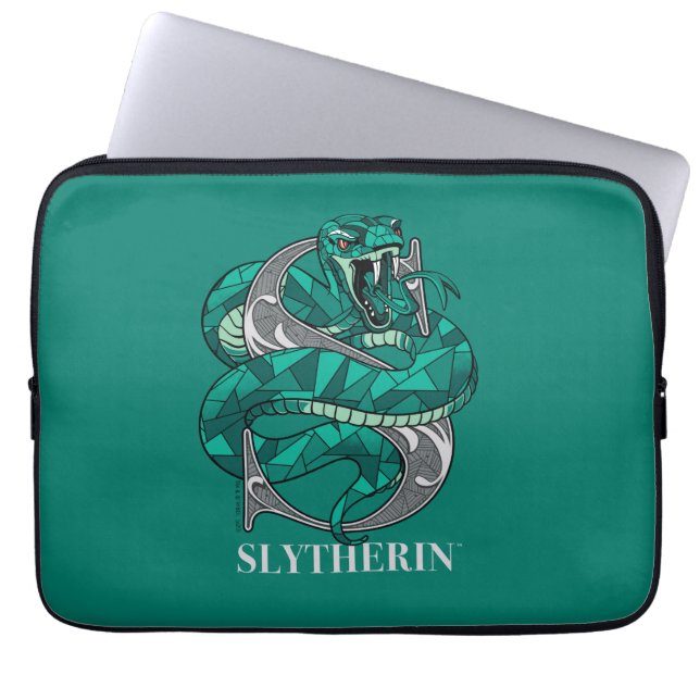 Capa Para Notebook Emblema Xadrez SLYTHERIN™ (Frente)