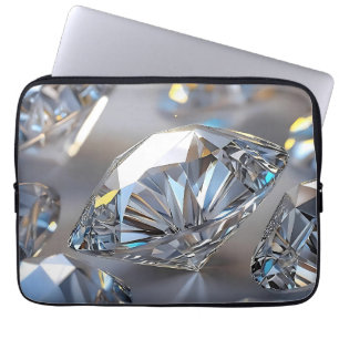 Capa Para Notebook Encerramento Fotorealista do Diamante Estimulante