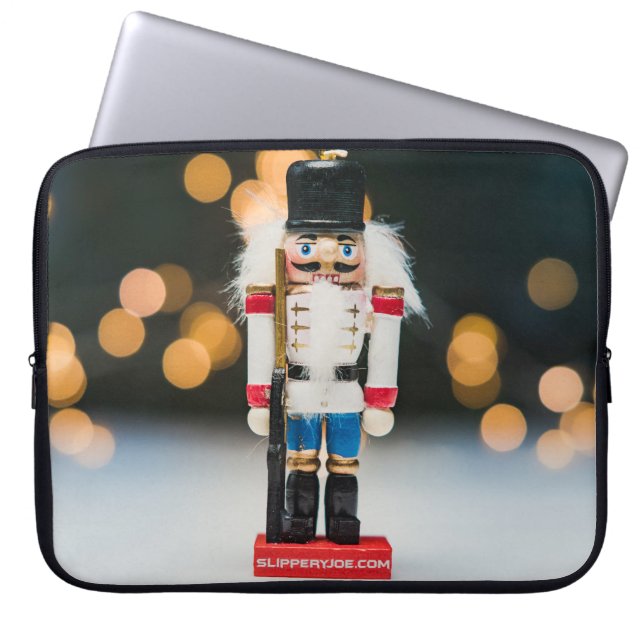 Capa Para Notebook Enfeite de Natal clássico quebra-nozes do Slippery (Frente)