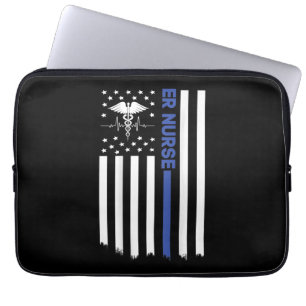 Capa Para Notebook Enfermeira americana Enfermeira ER EMT Enfermeira
