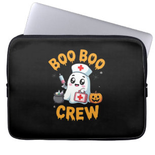 Capa Para Notebook Enfermeira Boo Enfermeira Cute Ghost Halloween Enf