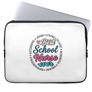 Capa Para Notebook Enfermeira Escolar Sempre Camisa de Desenho de Gra