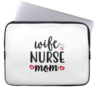Capa Para Notebook Enfermeira Gift Esposa Enfermeira Mãe