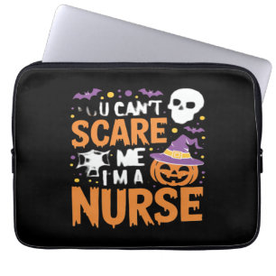 Capa Para Notebook Enfermeira Halloween Bruxa Enfermeira Enfermeira E