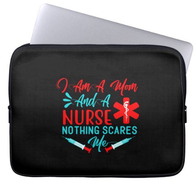 Capa Para Notebook Enfermeira Presente Sou Mãe E Enfermeira (Frente)
