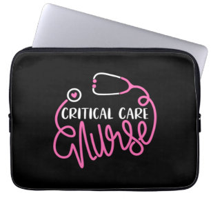 Capa Para Notebook Enfermeiro de Cuidados Críticos Logotipo RN
