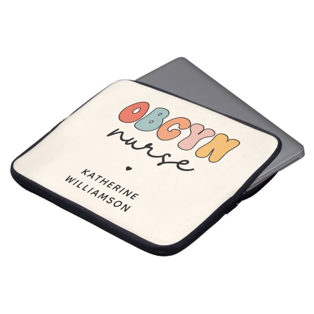 Capa Para Notebook Enfermeiro de OBGYN Personalizado (Frente Topo)