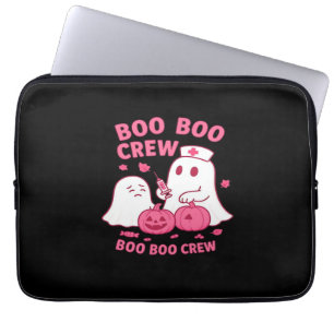 Capa Para Notebook Enfermeiro Dia de as Bruxas engraçado Ghost Enferm