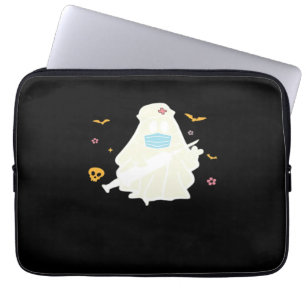 Capa Para Notebook Enfermeiro Louco, Cute Halloween Superdimensionado