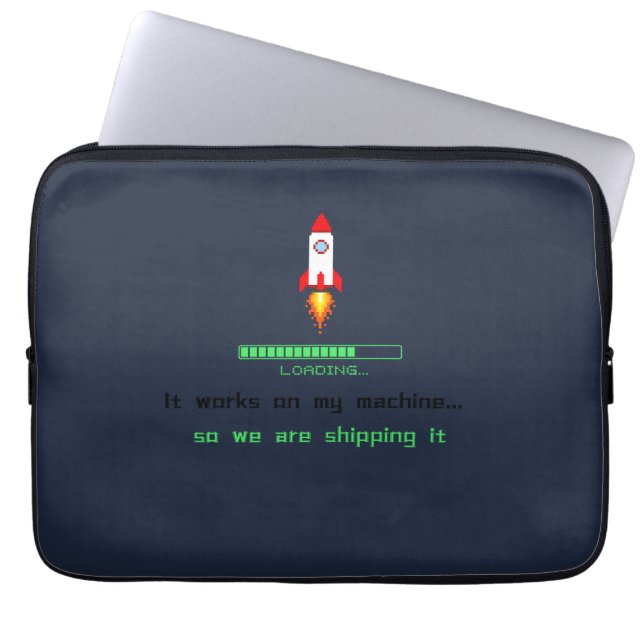 Capa Para Notebook Engenheiro de Software Engraçado Enviando-o  (Frente)