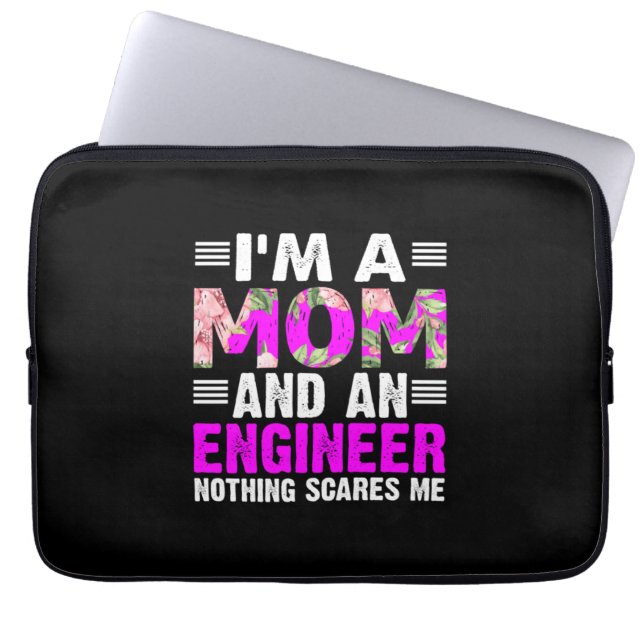 Capa Para Notebook Engenheiro É Mãe E Engenheiro (Frente)