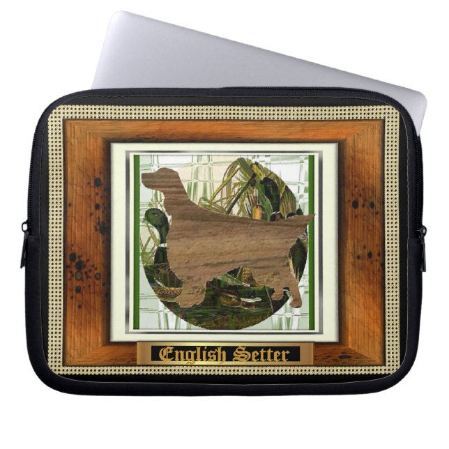 Capa Para Notebook English Setter Sporting Group (Frente)
