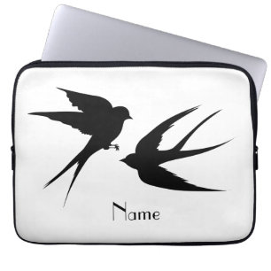 Capa Para Notebook Engolir Aves Silhouettes Thunder_Cove