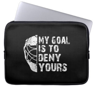 Capa Para Notebook Engraçado, Meu Objetivo É Negar Seu Ice De Hockey 