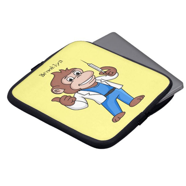 Capa Para Notebook Engraçado orangotango macaco (Frente Topo)