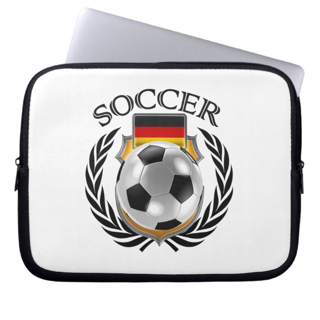 Capa Para Notebook Engrenagem do fã do futebol 2016 de Alemanha (Frente)